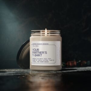 Your Partner's T-shirt - Clean Cotton Scented Soy Candle